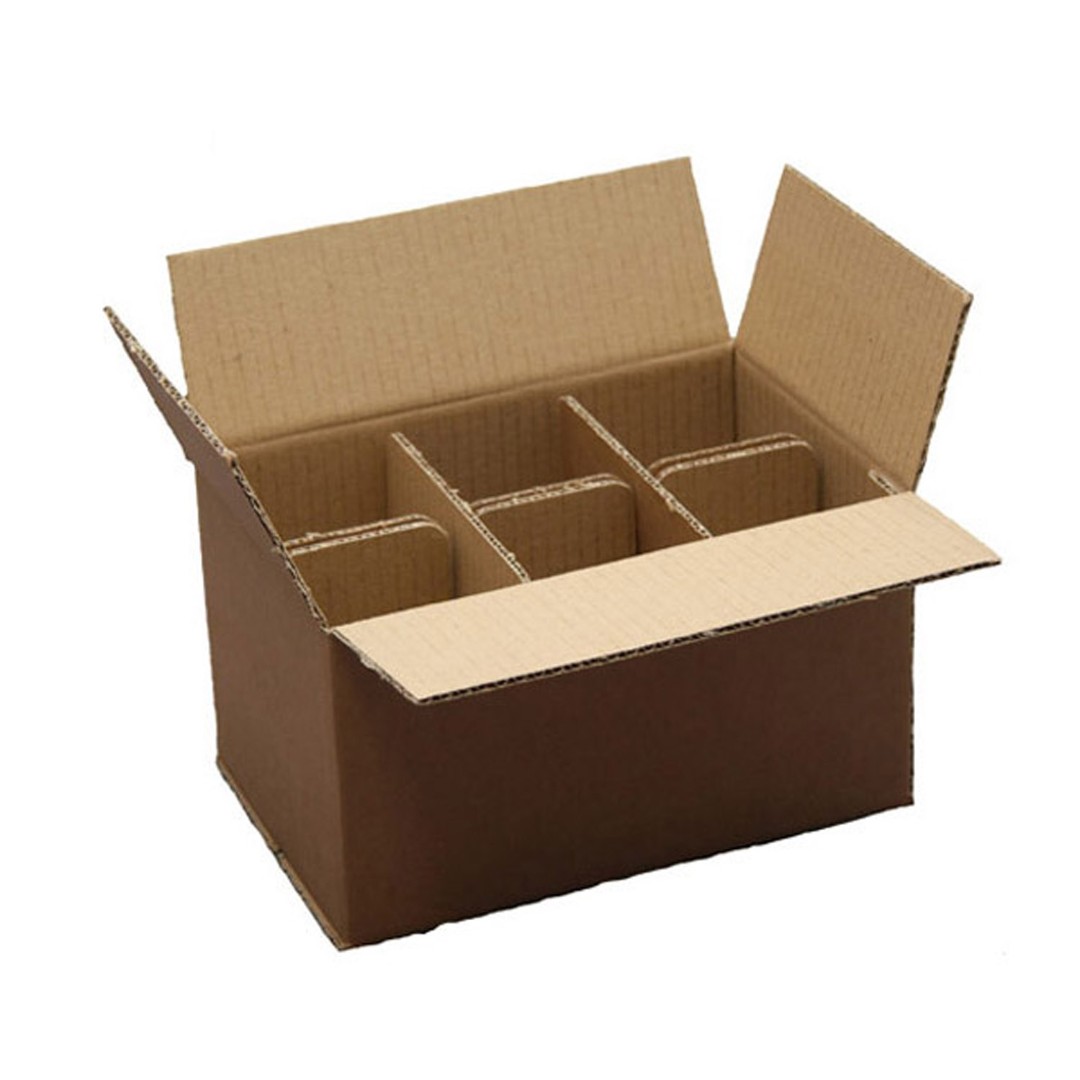 Упаковка из гофрированного картона. Гофрокороб XL 530 × 360 × 220. Гофрокороб s 260 × 170 × 80. Коробка для бутылок картонная. Картонная коробка с разделителями.