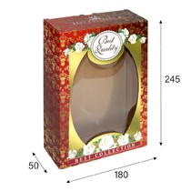 Подарочная коробка 180*50*245, "Белые розы"