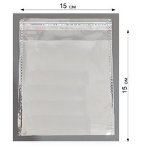 Прозрачный БОПП пакет с клеевым клапаном 15*15см, 25мкм (100шт/уп)