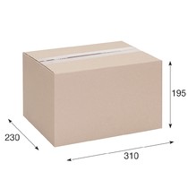Картонная коробка 310*230*195