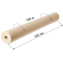 Бумага оберточная в рулоне 100м*105см (90г/м)(марка Б)