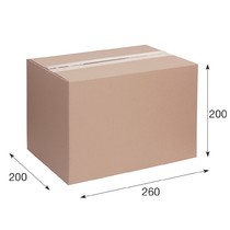 Коробка размер 260*200*200 мм объем 10,4 л